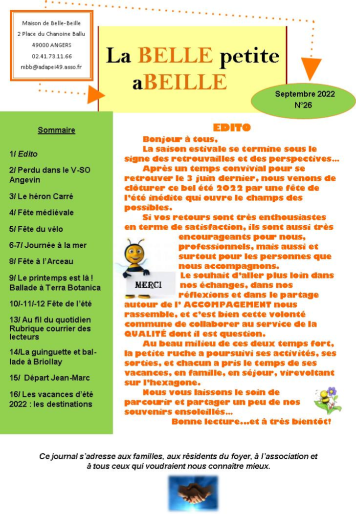 Journal N°26 Septembre 2022