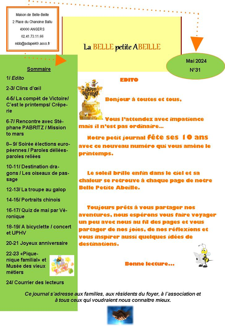 Journal N°31 mai 2024