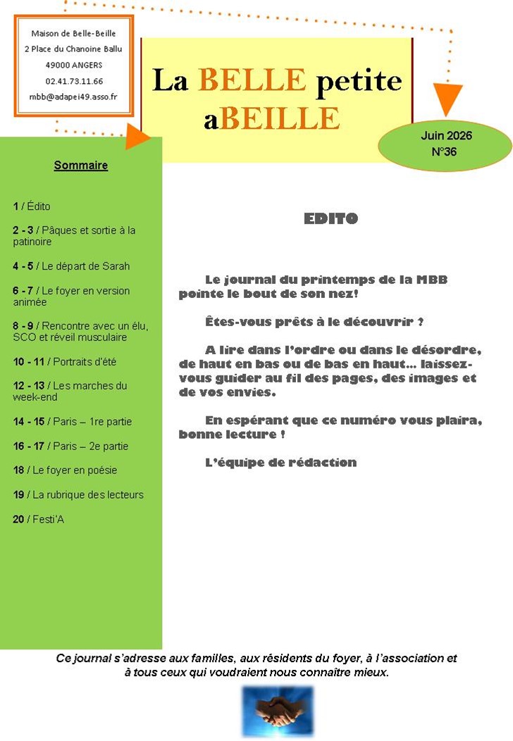 Journal N&deg;36 juillet 2026